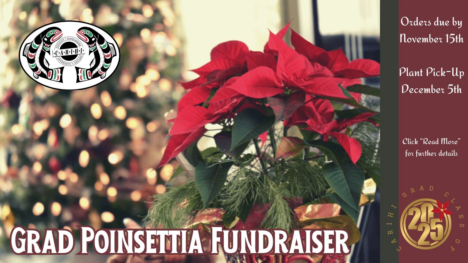 Grad Poinsettia Fundraiser