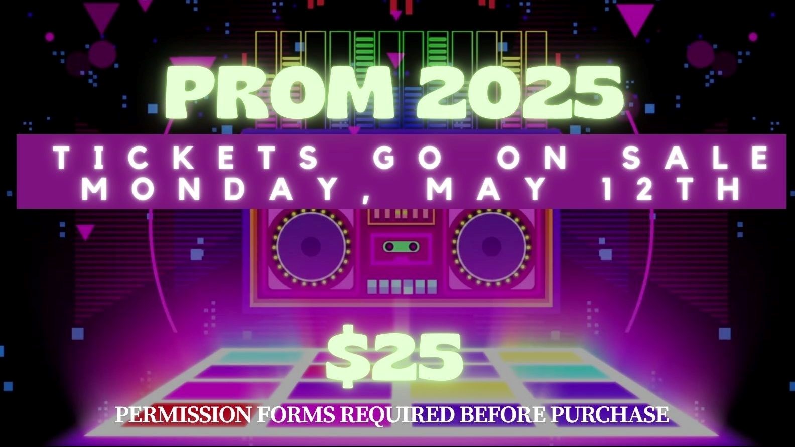 Prom 2025 Tickets