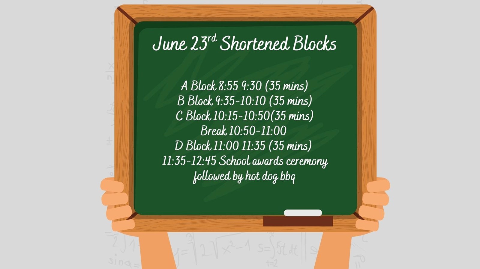 Shortened Blocks