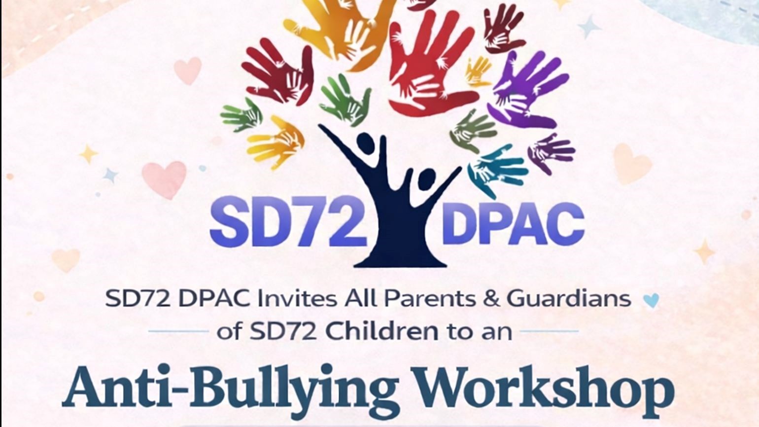 SD72 DPAC Anti-Bullying Workshop January 29, 2026