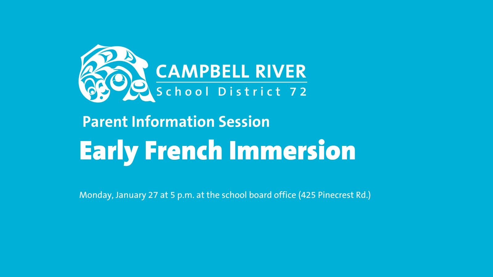 Early French Immersion Parent Info Session