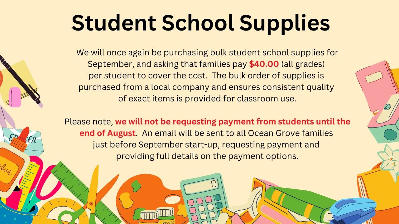Student School Supplies