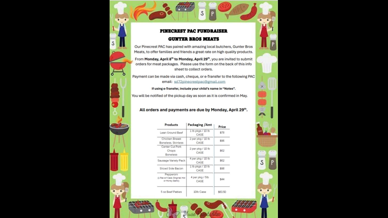 Gunter Bros Fundraiser