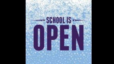 School is open