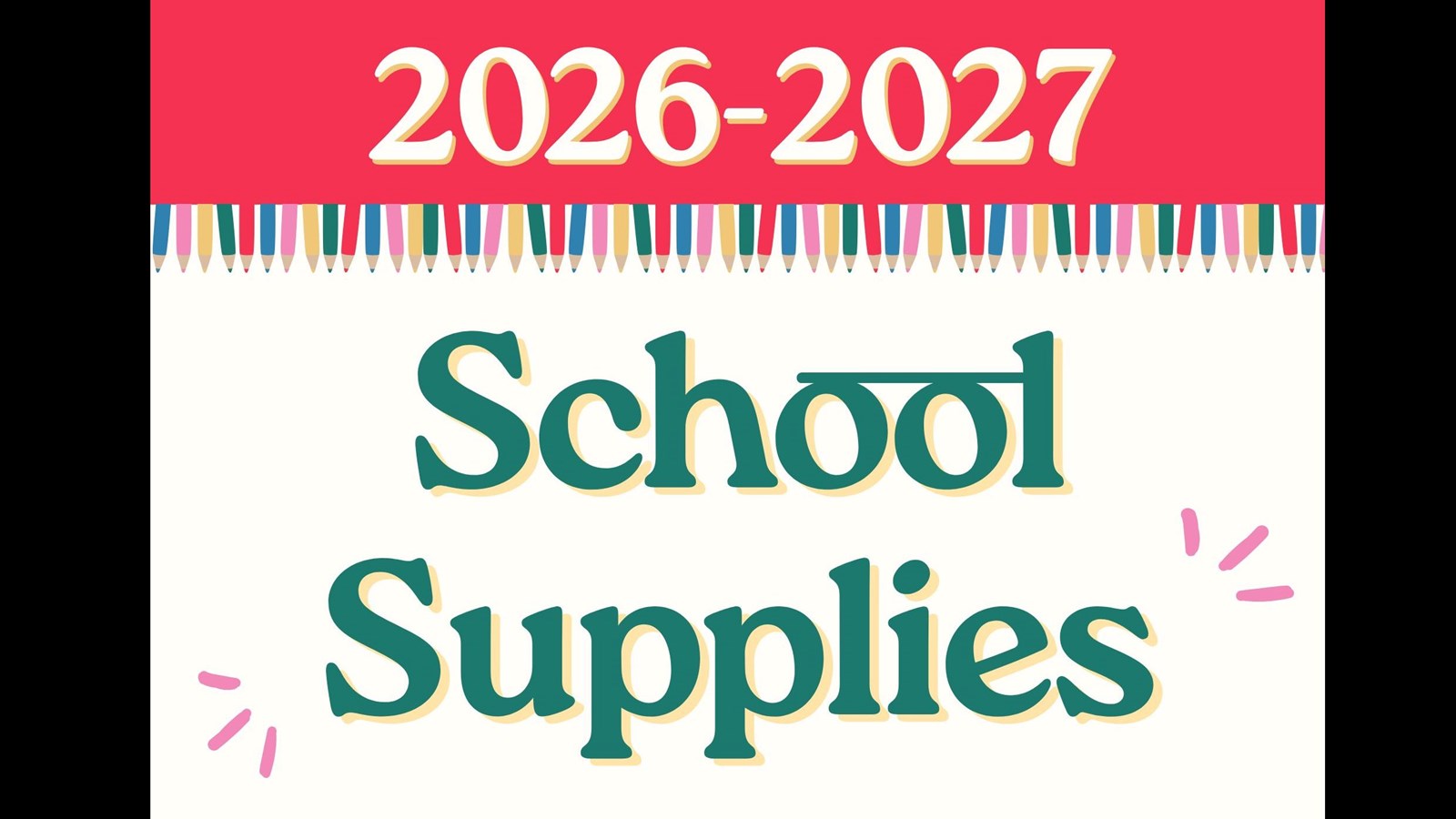 School Supplies 2026-2027