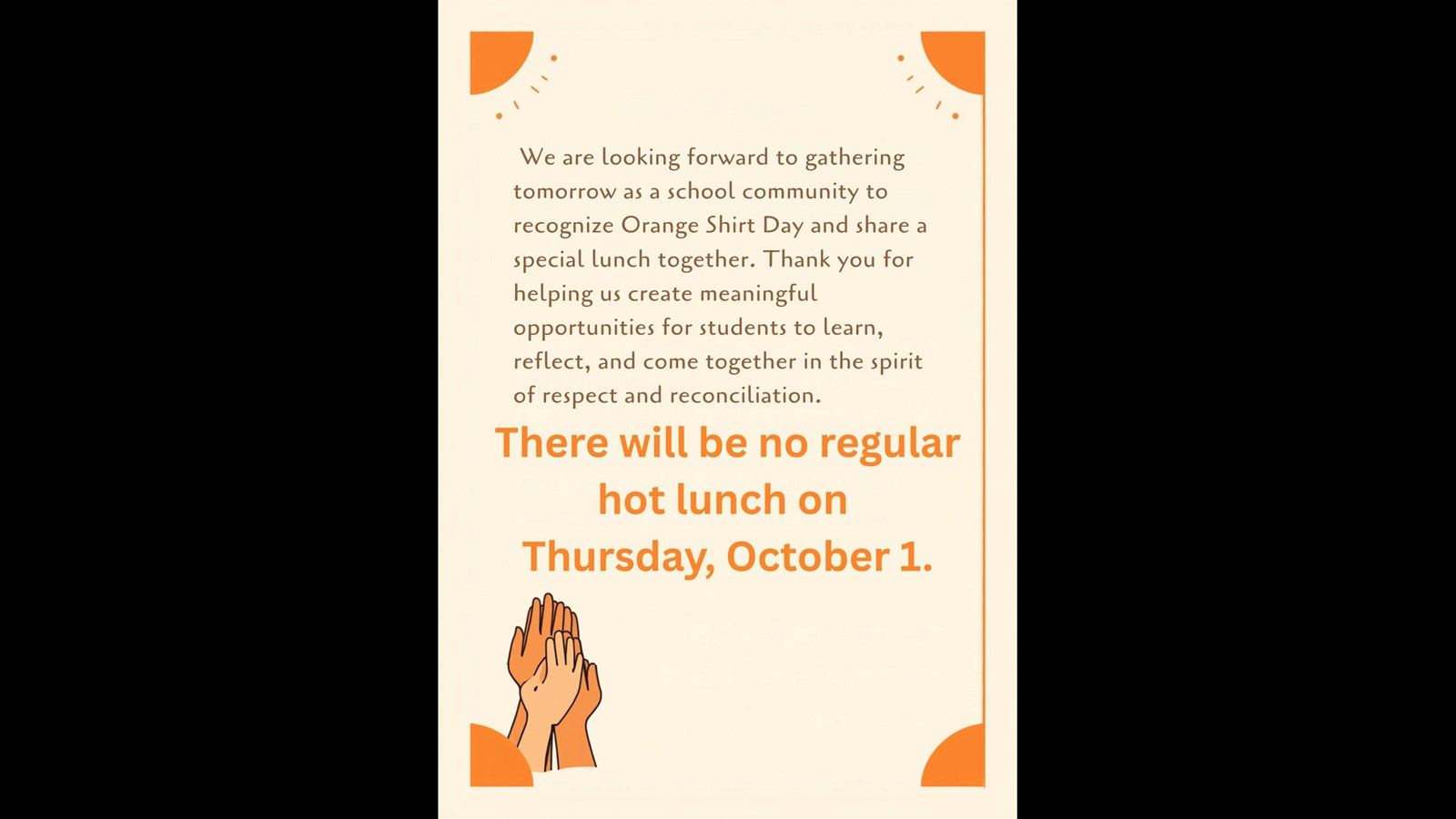 Hot lunch